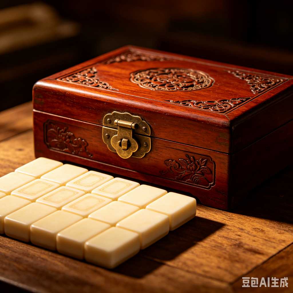 small portable mahjong set