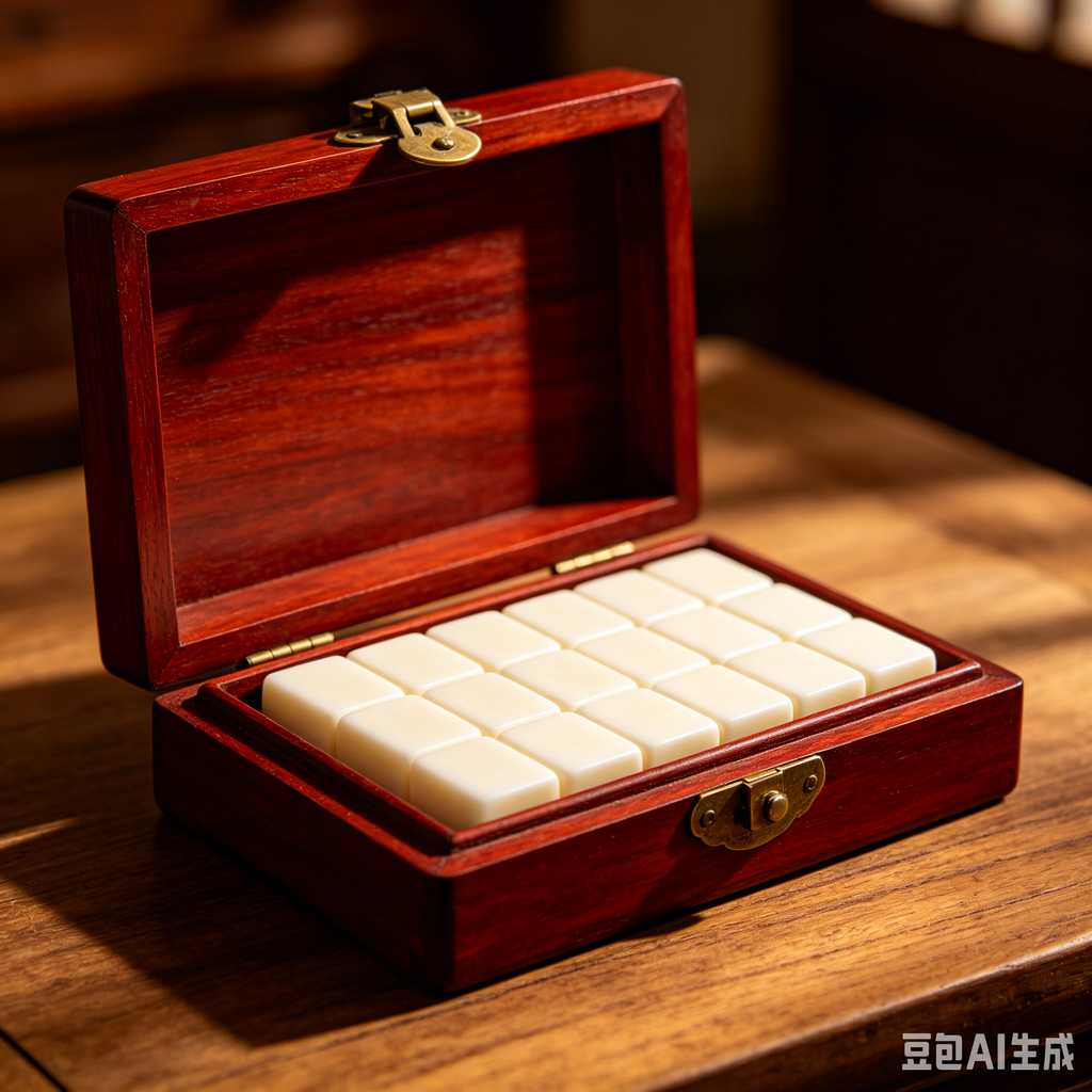 traditional oriental mahjong tiles