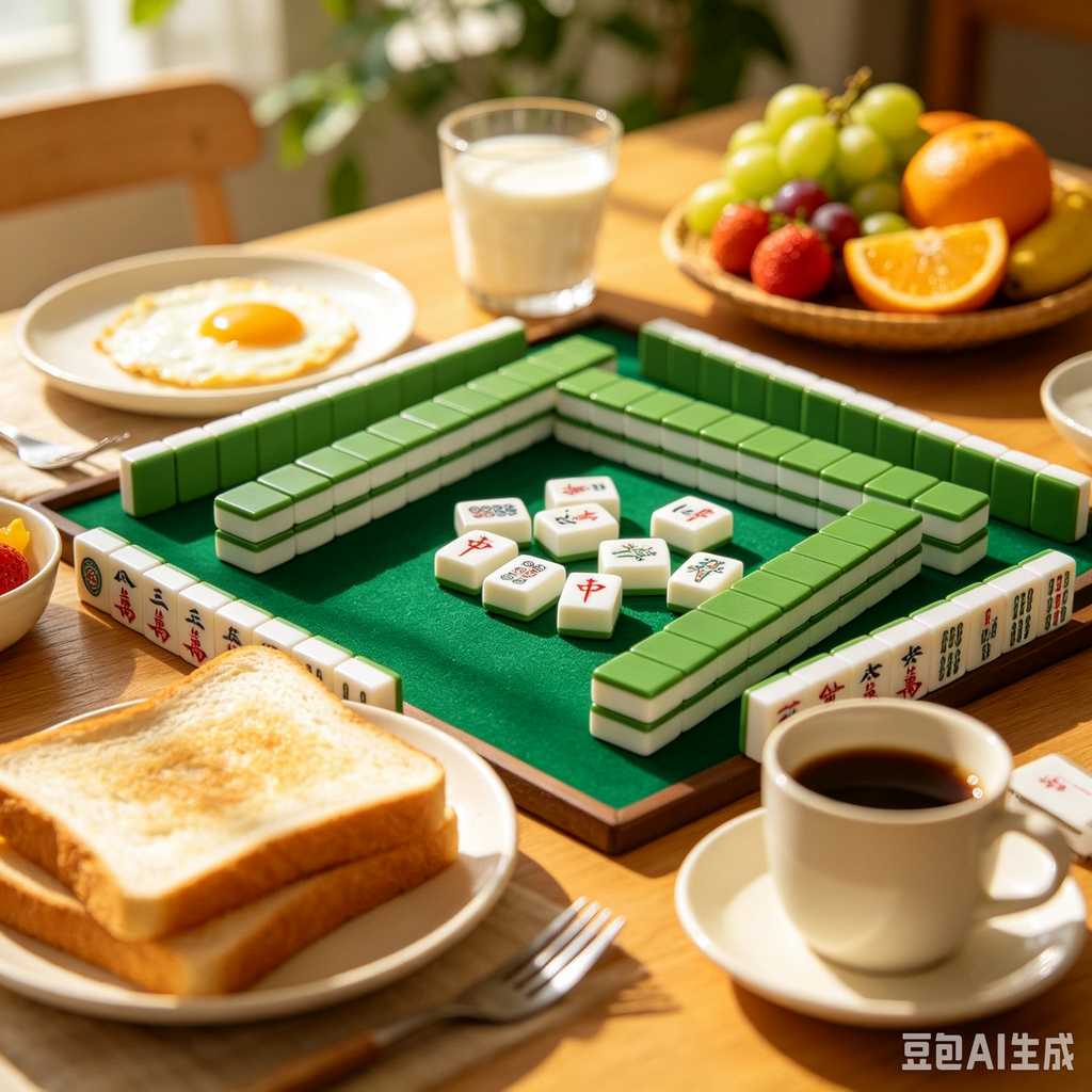 small portable mahjong set